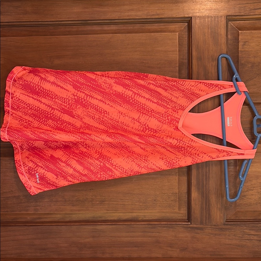 Nike Pink Patterned Tank Top